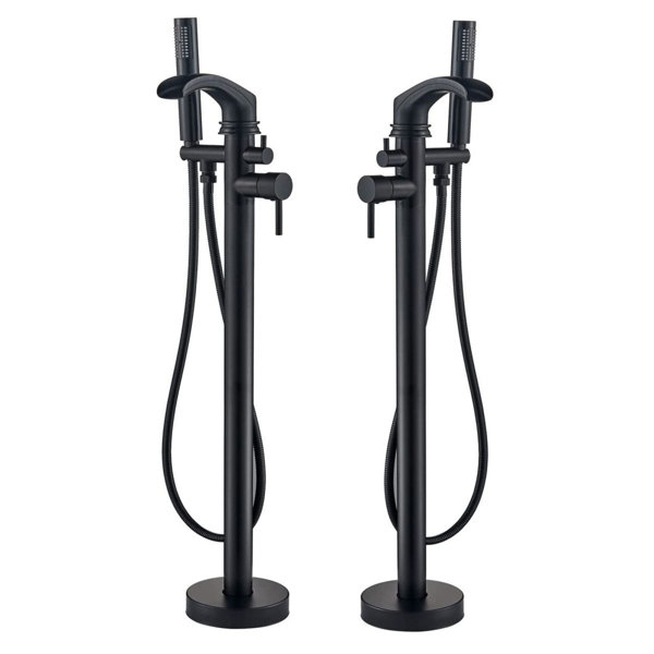 Augusts Wall Mounted Tub Filler with Diverter and Handshower Wayfair